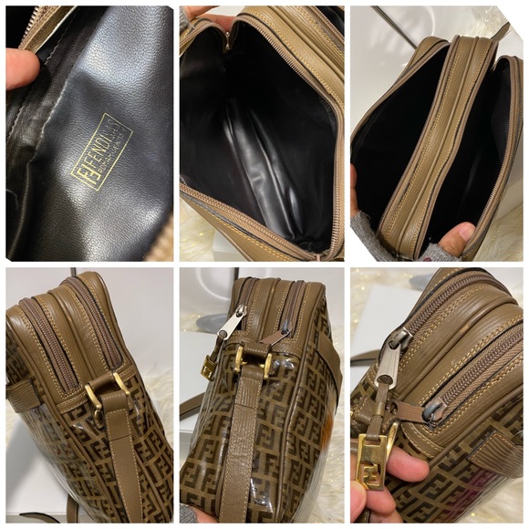 FENDI  Zucca Pattern Brown Shoulder  Bag - Picture 7 of 16